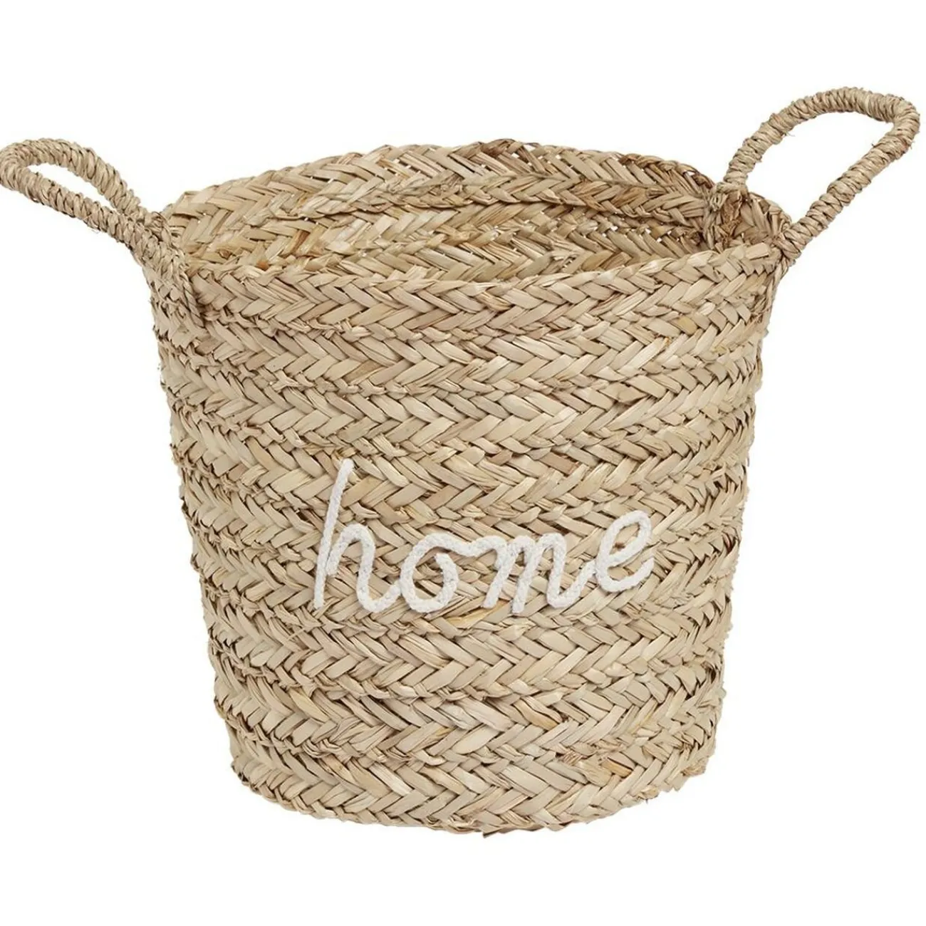Gifi Rangement|Panière jacinthe d'eau avec mot inscrit