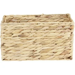Gifi Rangement|Panière jacinthe d'eau naturel Moyen modèle L29,5x14,5xH17cm