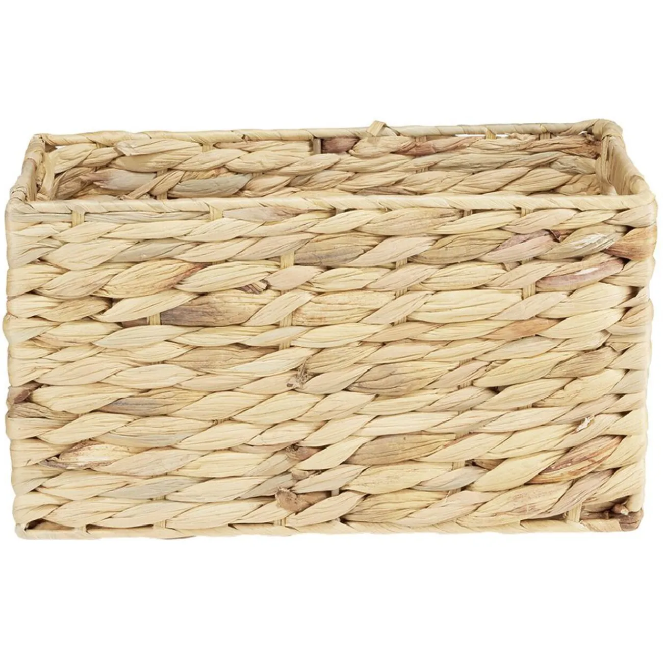 Gifi Rangement|Panière jacinthe d'eau naturel Moyen modèle L29,5x14,5xH17cm