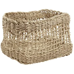 Gifi Rangement|Panière jacinthe d'eau tressée moyen modèle