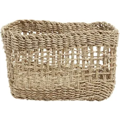 Gifi Rangement|Panière jacinthe d'eau tressée moyen modèle