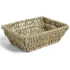 Gifi Rangement|Panière jonc tressé rectangulaire Taille M