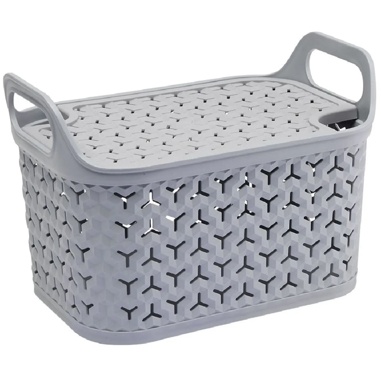 Gifi Rangement|Panière 8L gris