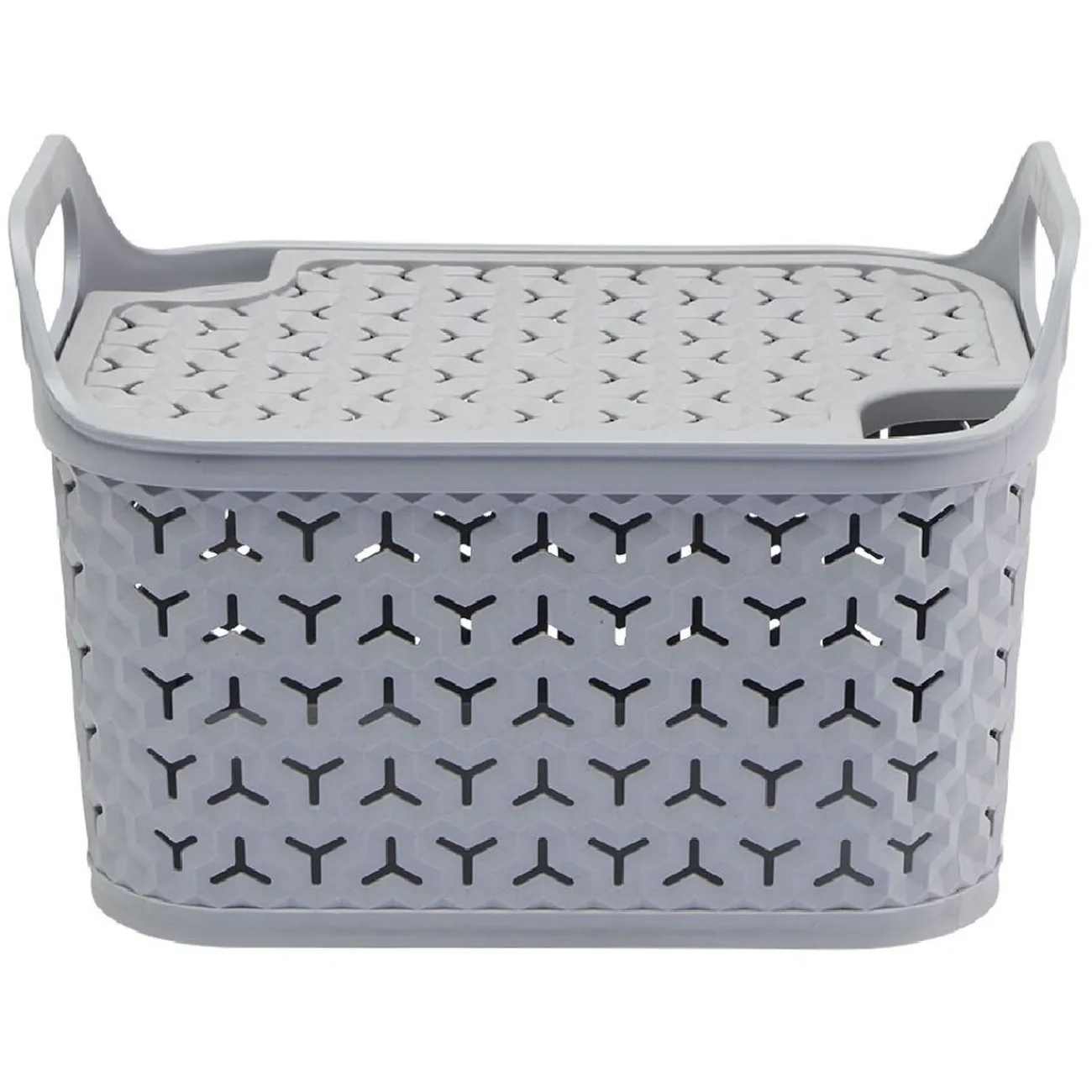 Gifi Rangement|Panière 8L gris