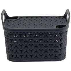 Gifi Rangement|Panière 8L noir