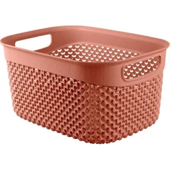 Gifi Rangement|Panière 3,3L x2 - 23,5x17,5xH18cm