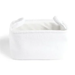 Gifi Rangement|Panière laine bouclée noire 28x18xH15cm