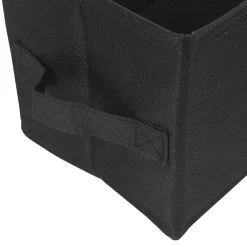 Gifi Rangement|Panière noire rectangulaire Box Cube