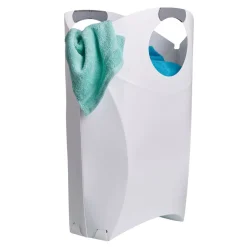 Gifi Entretien Du Linge|Panière pliable refermable blanche