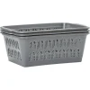 Gifi Rangement|Panière rectangulaire L.30 cm plastique x3