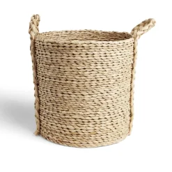Gifi Rangement|Panière ronde jonc de mer Ø35xH35cm