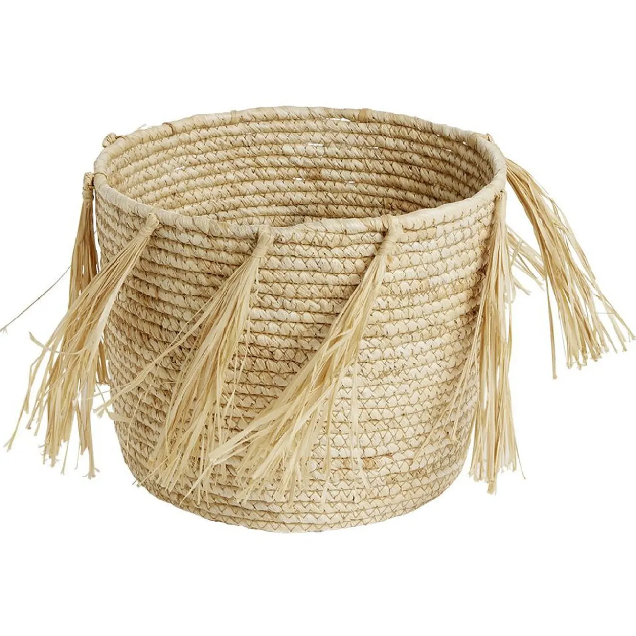 Gifi Rangement|Panière ronde raphia petit modèle