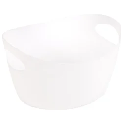 Gifi Rangement|Panière salle de bain blanc