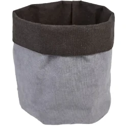 Gifi Rangement|Panière salle de bain grise et noire