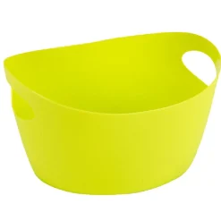 Gifi Rangement|Panière salle de bain vert