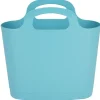 Gifi Rangement|Panière souple bleu turquoise 6 L