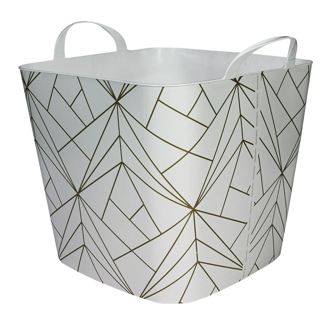 Gifi Rangement|Panière souple imprimé graphique 25L