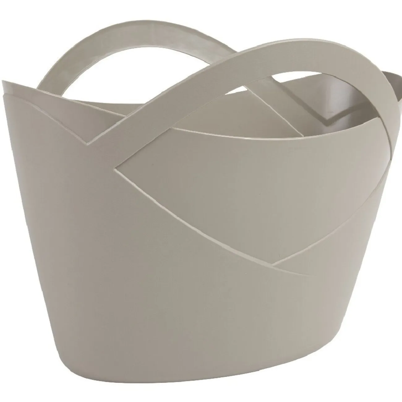 Gifi Rangement|Panière souple ovale 20 L moka