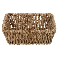 Gifi Rangement|Panière tressée rectangulaire jonc de mer