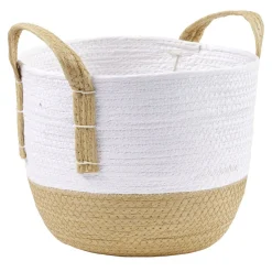 Gifi Rangement|Panière Ø24xH.20cm beige