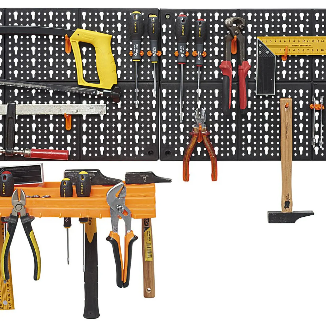 Gifi Aménagement Atelier^Panneau mural rangement outillage x2 avec porte outil