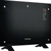 Gifi Chauffage^Panneau rayonnant 1500W Verre Noir avec panneau de contrôle tactile