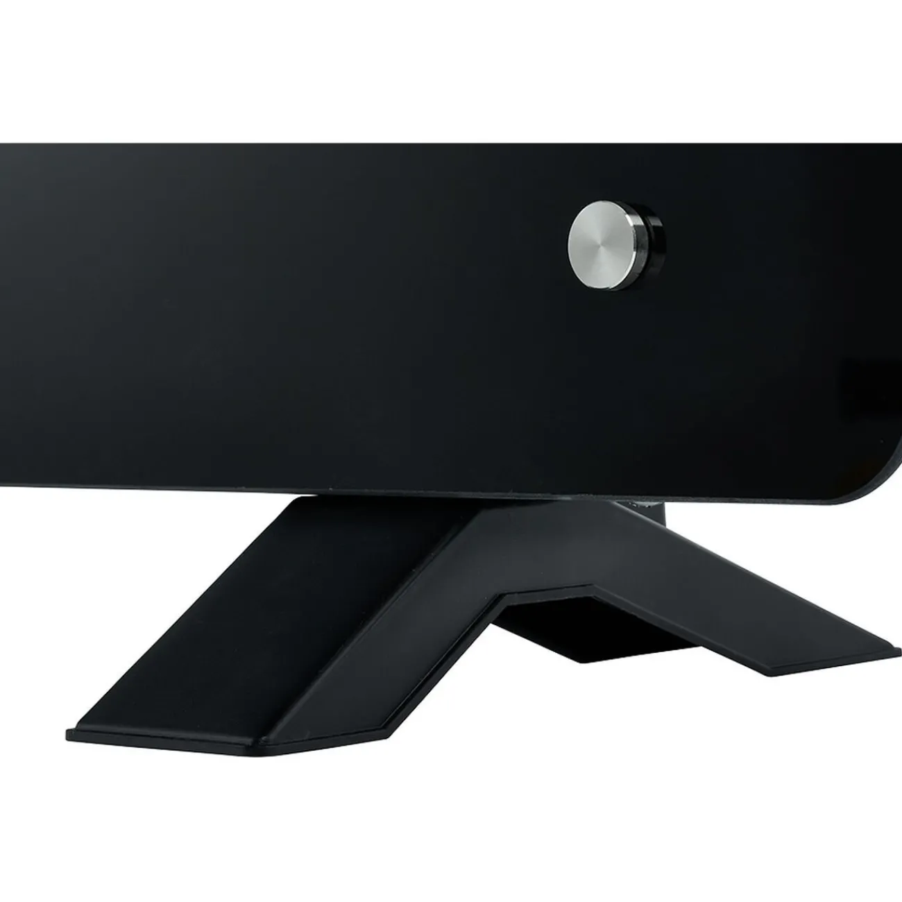 Gifi Chauffage^Panneau rayonnant 1500W Verre Noir avec panneau de contrôle tactile