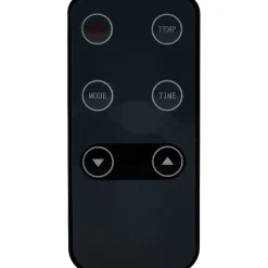 Gifi Chauffage^Panneau rayonnant 1500W Verre Noir avec panneau de contrôle tactile