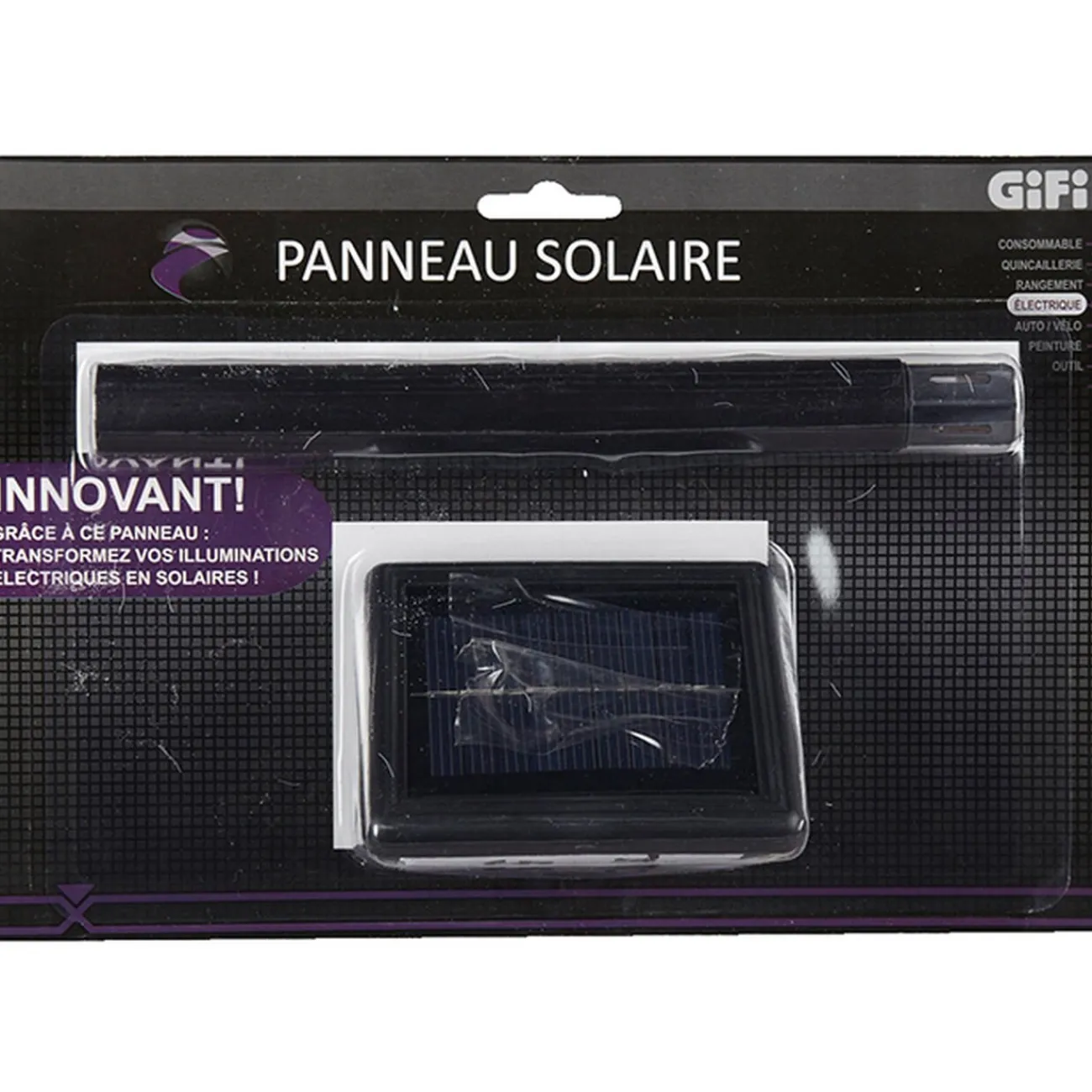 Gifi Accessoires Électriques^Panneau solaire pour décoration lumineuse