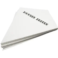 Gifi Papier pour présentoir frites x10