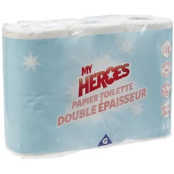 Gifi Bien-Être^Papier toilette My Heroes double épaisseur x6