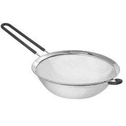 Gifi Passoire en inox à maille fine avec poignée en silicone