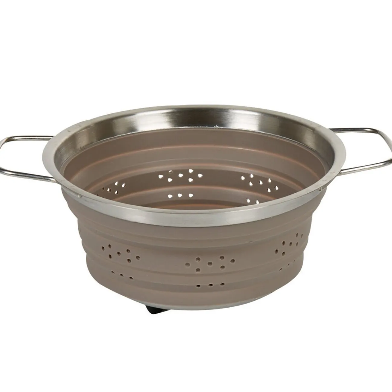 Gifi Passoire rétractable acier et silicone