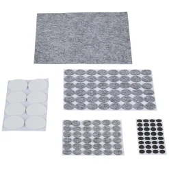 Gifi Quincaillerie^Patin adhésif en feutre blanc gris noir x125