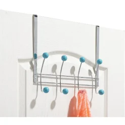 Gifi Rangement|Patère de porte boules bleues