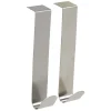 Gifi Rangement|Patère de porte en inox X2