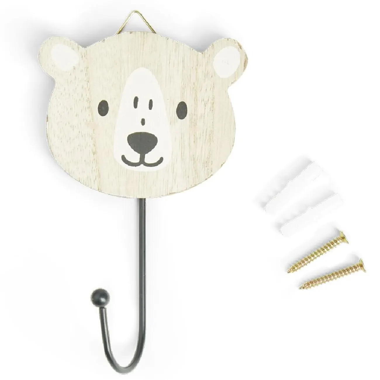 Gifi Rangement|Patère enfant forme animal 10xH15cm - 4 modèles