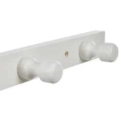 Gifi Rangement|Patère murale 4 crochets blanc