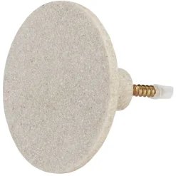 Gifi Rangement|Patère murale ronde beige polyrésine Ø8cm