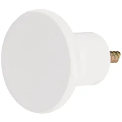 Gifi Rangement|Patère murale ronde blanc polyrésine Ø5cm