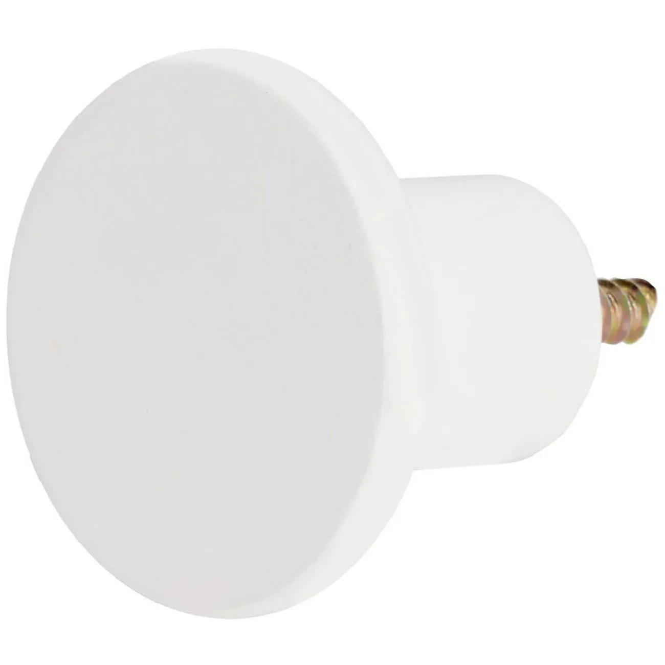 Gifi Rangement|Patère murale ronde blanc polyrésine Ø5cm