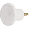 Gifi Rangement|Patère murale ronde imitation marbre blanc polyrésine Ø5cm