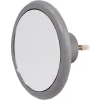 Gifi Rangement|Patère murale ronde miroir contour gris Ø12cm