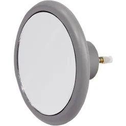 Gifi Rangement|Patère murale ronde miroir contour gris Ø12cm