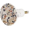 Gifi Rangement|Patère murale ronde motif terrazzo polyrésine Ø5cm