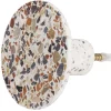 Gifi Rangement|Patère murale ronde motif terrazzo polyrésine Ø8cm