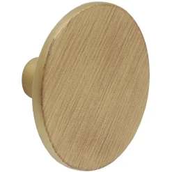 Gifi Rangement|Patère simple 8,5cm jaune doré