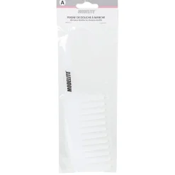 Gifi Beauté^Peigne de douche blanc L26,5 cm