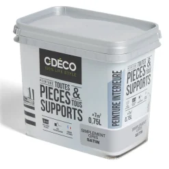 Gifi Peinture^Peinture intérieure C'DÉCO tous supports 750ml blanc satiné