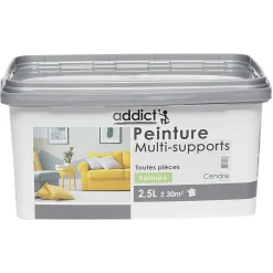 Gifi Peinture^Peinture multi-surfaces 2,5L gris cendré satiné